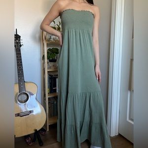 American Eagle Strapless Maxi Dress